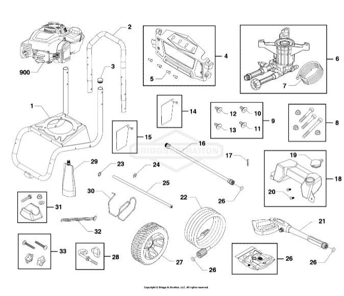 Craftsman Pressure Washer CMXGWAS021027-00 Parts